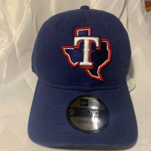 New Era 9twenty TEXAS RANGERS CAP HAT EMBROIDERED LOGO Navy Blue